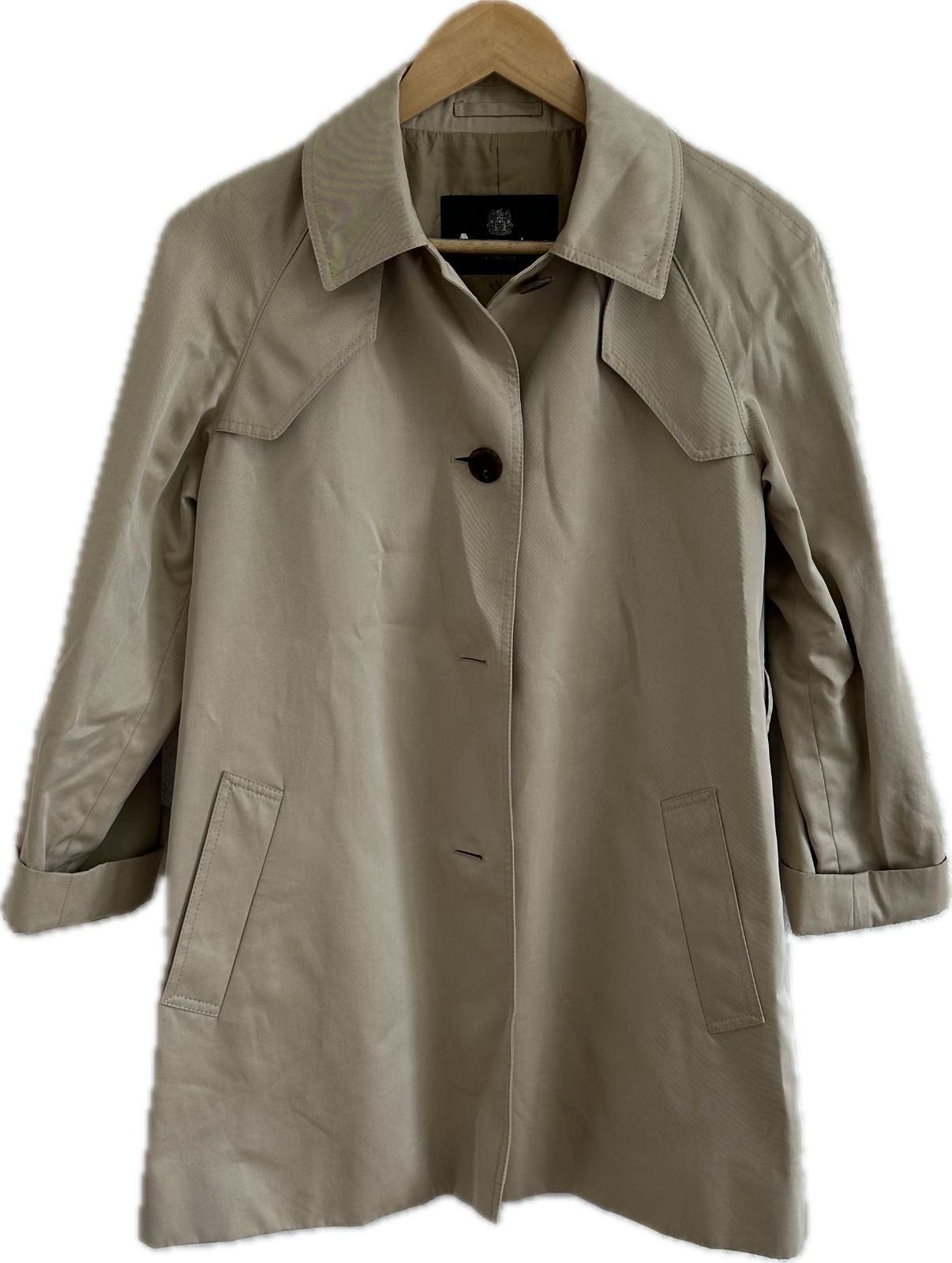 Aquascutum ベージュ トレンチコート　1.2回着用、美品。 Aquascutum 美品 アクアスキュータム ライナー付き ベルテッド