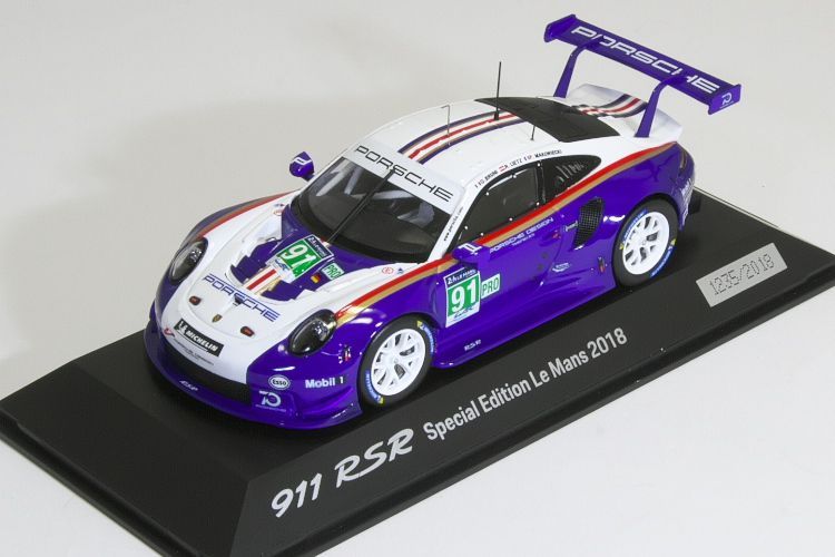 スパーク 1/43 ポルシェ911RSR No.91 2018 ルマン24時間 スパーク 特注 1/43 ポルシェ 911 (991) RSR #91 2018 ル・マン