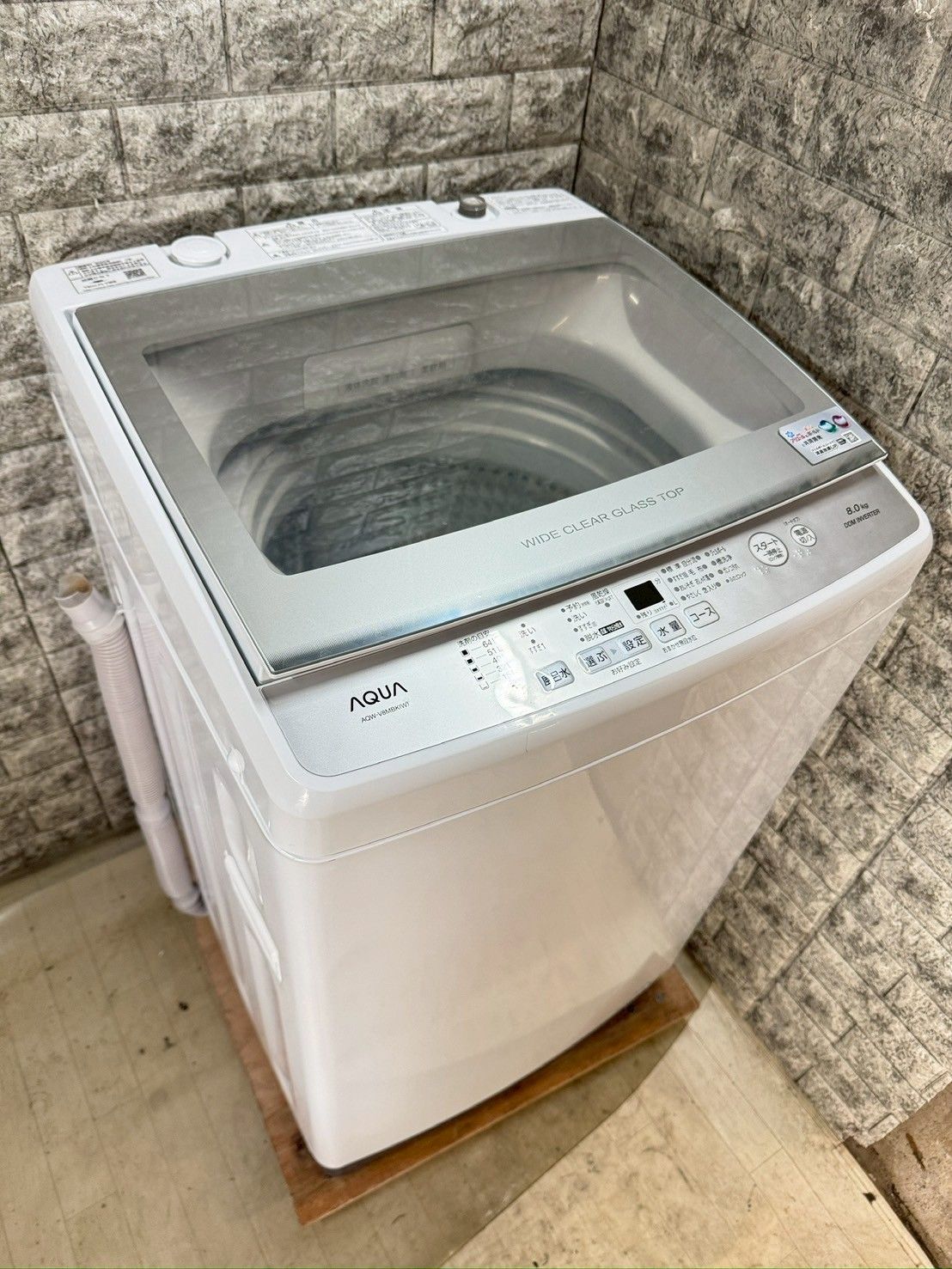 美品】大阪送料無料☆3か月保障付き☆洗濯機☆アクア☆8kg☆2022年 