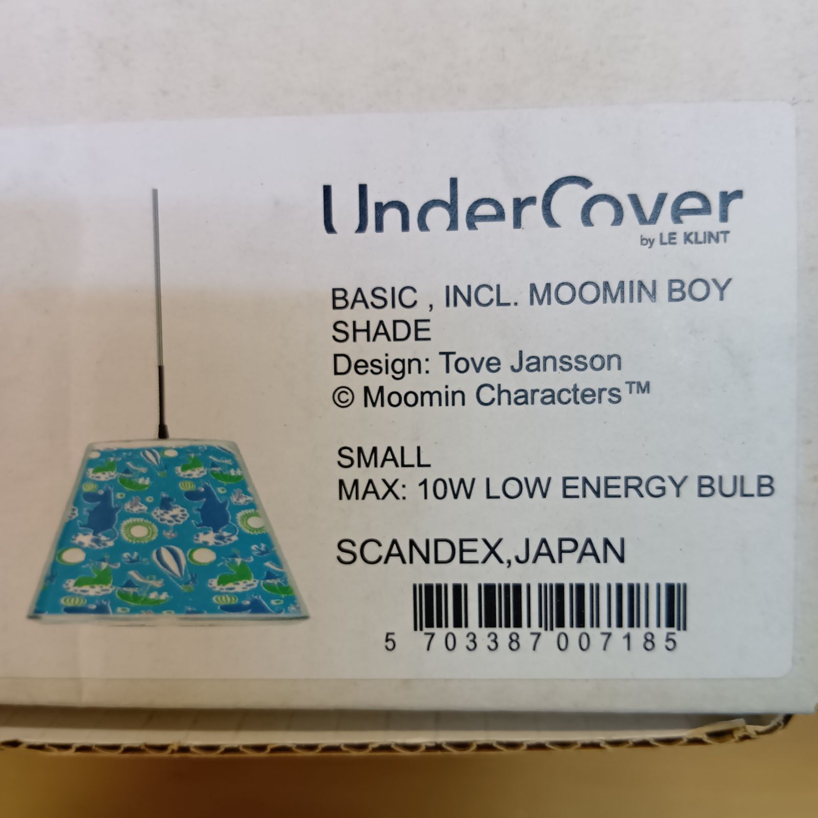 未使用品ムーミンペンダントライトM　undercover by LE KLINT 未使用品ムーミンペンダントライトM undercover by LE KLINT