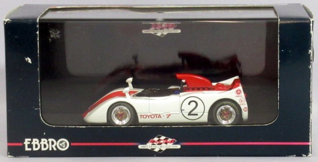 【EBBRO】 TOYOTA-2&7 1969 Japan GP 2台セット エムエムピー 1/43 EBBRO TOYOTA-7 JAPAN GP 1969 NO.2 WHITE