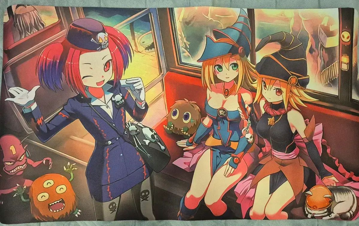 遊戯王 ブラック マジシャン ガール プレイマット (ロングパッド)