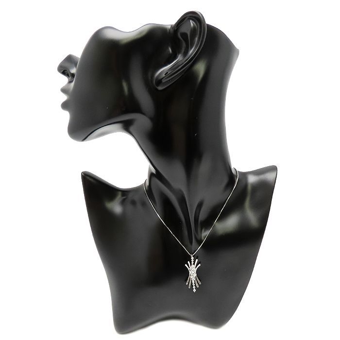 Pt850 Pt900 ダイヤモンド 0.67ct ネックレス 45cm 7.3g