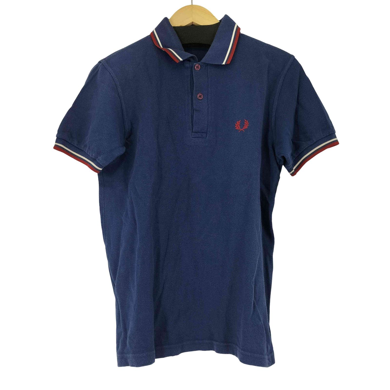 フレッドペリー FRED PERRY ロゴ刺繍 S/Sポロシャツ メンズ 91CM