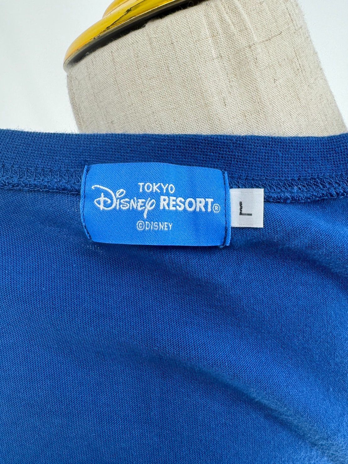 東京ディズニーシー Tシャツ L Disney ドナルドダック ミッキーマウス 半袖 青