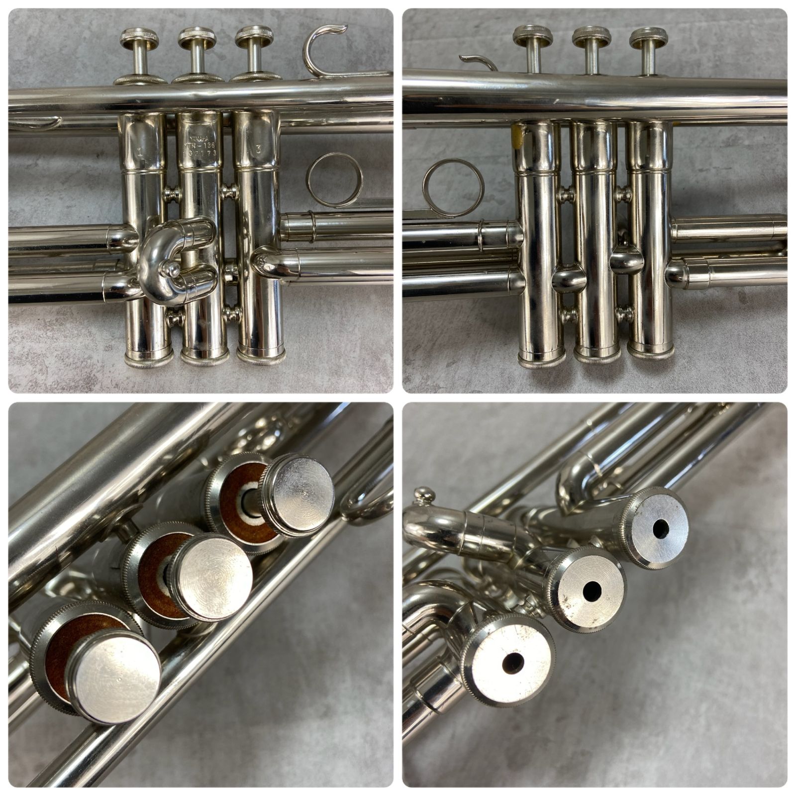 ヤマハ　トランペット　YTR-136　管楽器　ニッケルメッキ　初心者　入門 ヤマハ トランペット YTR-136 管楽器 ニッケルメッキ 初心者