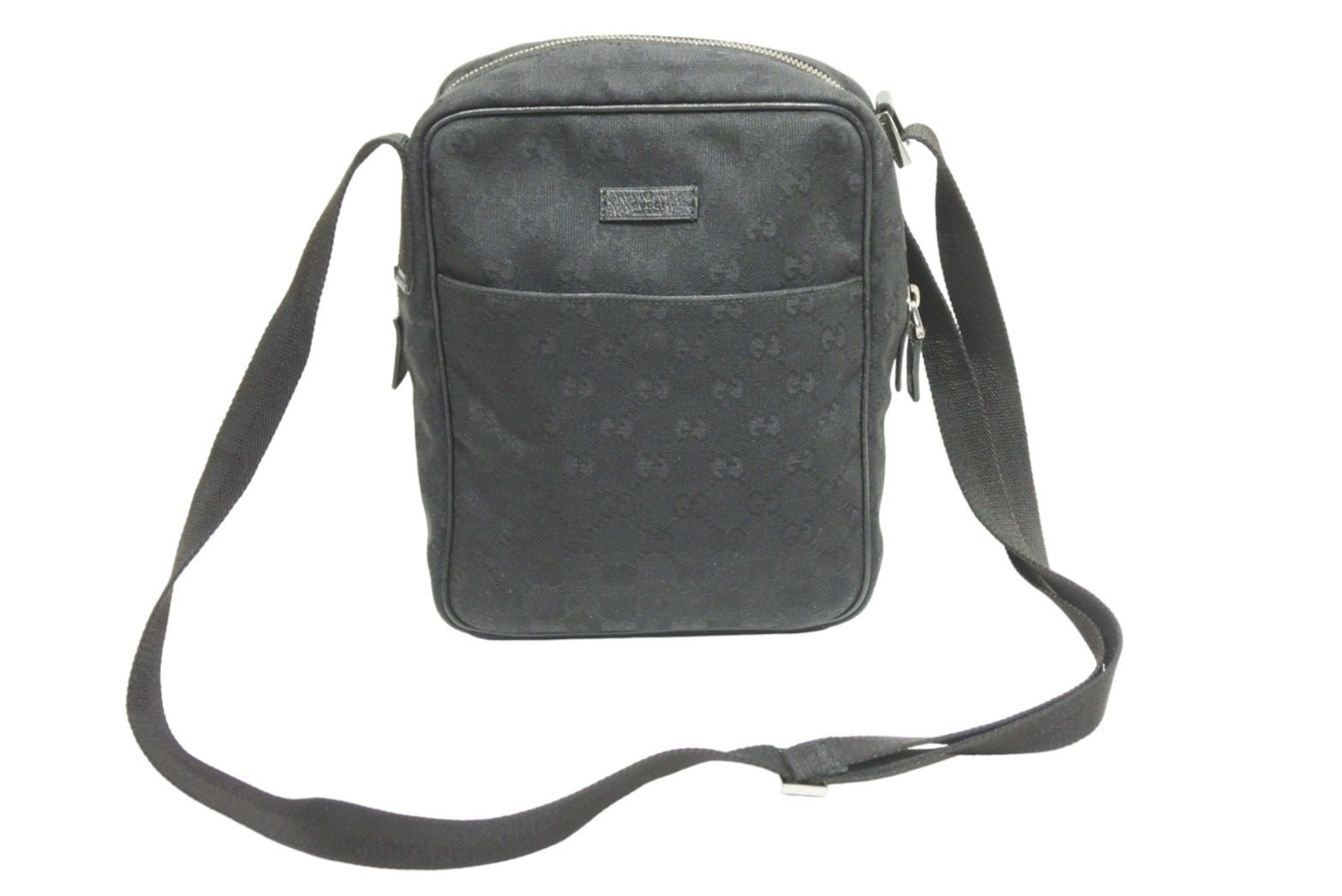 【瀬戸大橋店】 中古 GUCCI | グッチ ショルダーバッグ GGキャンバス 122759・3444 ブラック 【122】 GUCCI - 【瀬戸大橋店】 中古 GUCCI | グッチ ショルダーバッグ GG