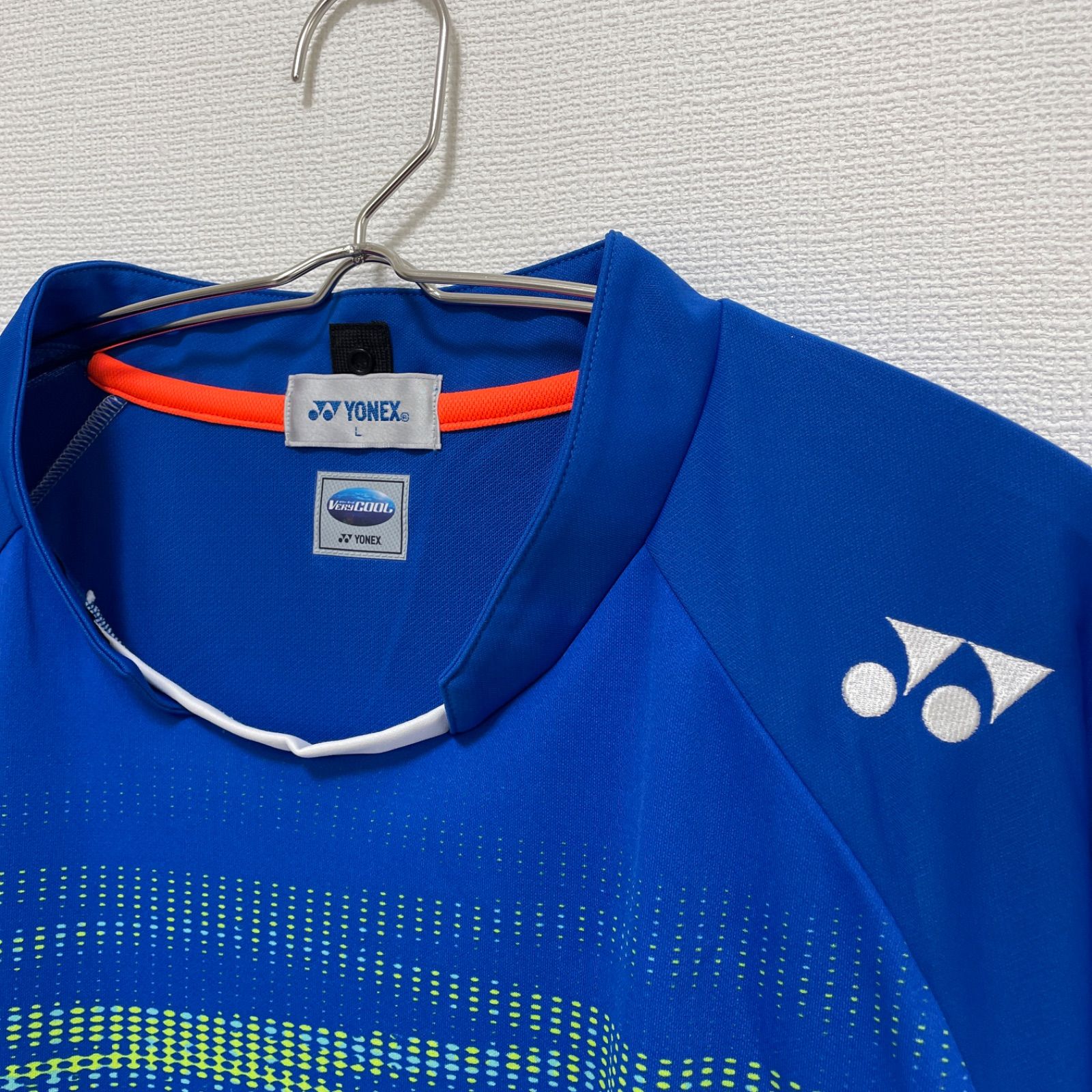 YONEX グラデーションブルー ポロシャツ L
