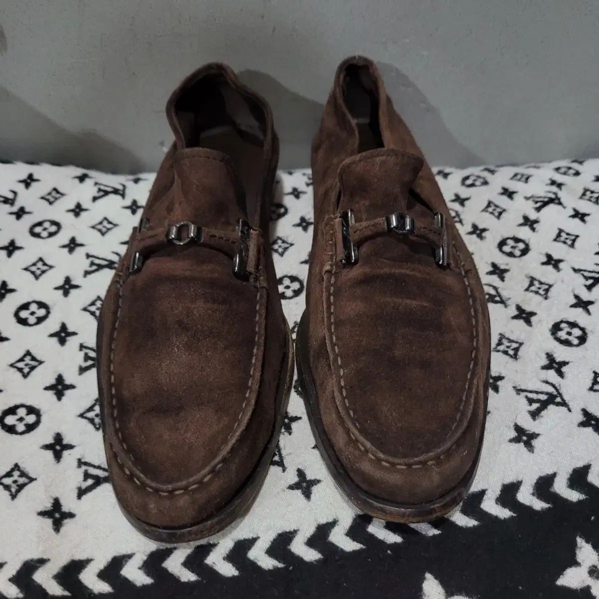 正規品 TOD S トッズ スエード メンズ ローファー