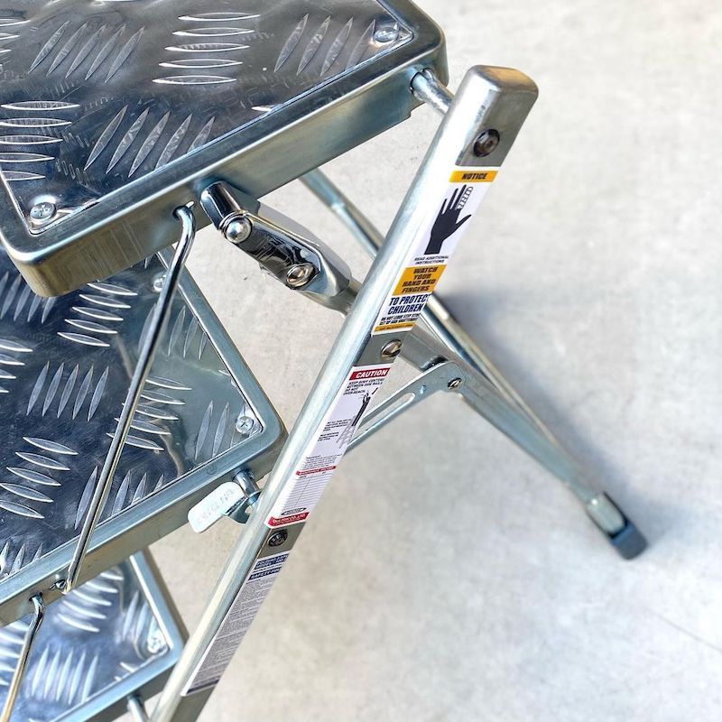 ダルトン Dulton フォールディング 3ステップス 脚立 ガルバナイズド 100-252GV