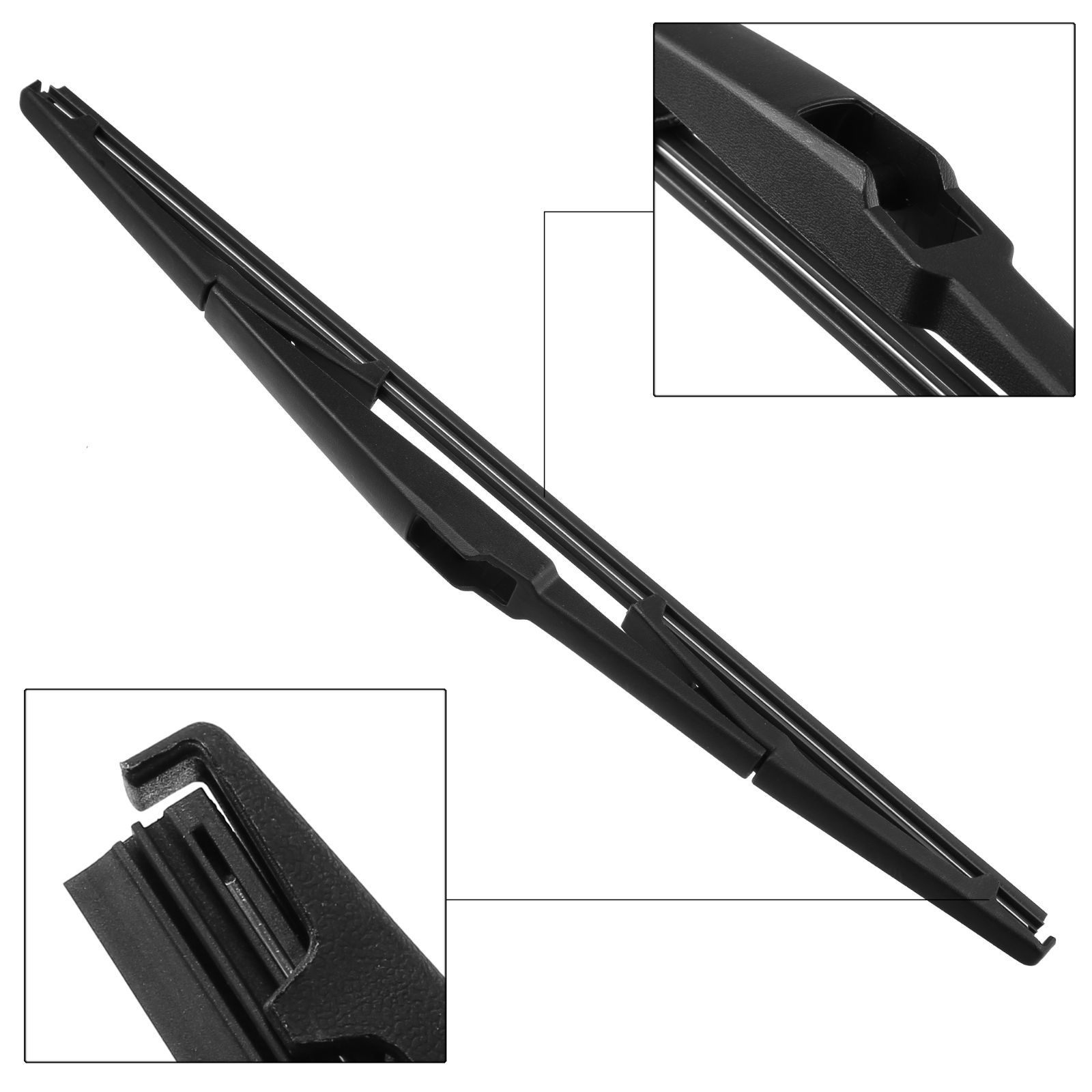 uxcell リヤウインドシールドワイパーブレード 交換 長さ360mm Toy otaに対応 Corolla Hatchbackに対応  2001-2006に対応 ゴム プラスチック ブラック 1個 - メルカリ