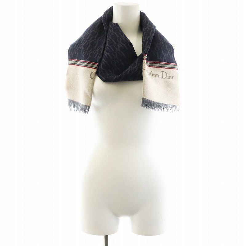 K*7様 Christian Dior ディオール トロッター柄 ストール マフ 中古・古着通販】Christian Dior (クリスチャン ディオール