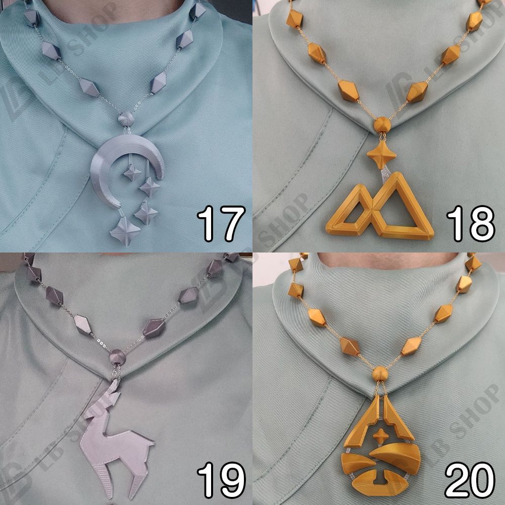 Sky星を紡ぐ子どもたち cosplay シーズンネックレス 3D粗いチェーン版