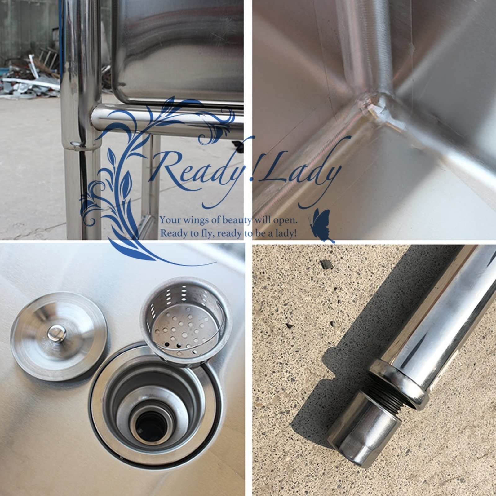 ステンレス 蛇口付き