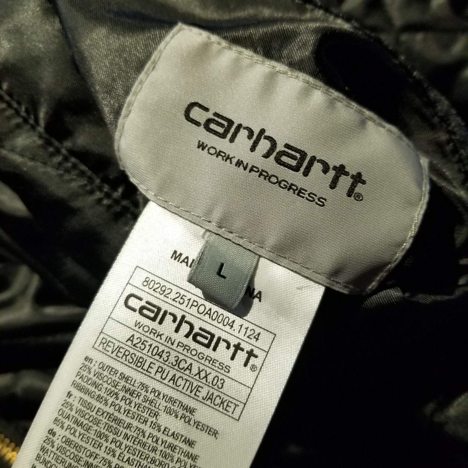Carhartt WIP 2025 NEW YEAR ACTIVE JACKET L カーハートWIP 