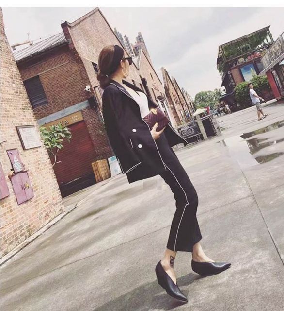 スーツ レディーススーツ ジャケット ボトムス 長袖 襟付き 9分丈