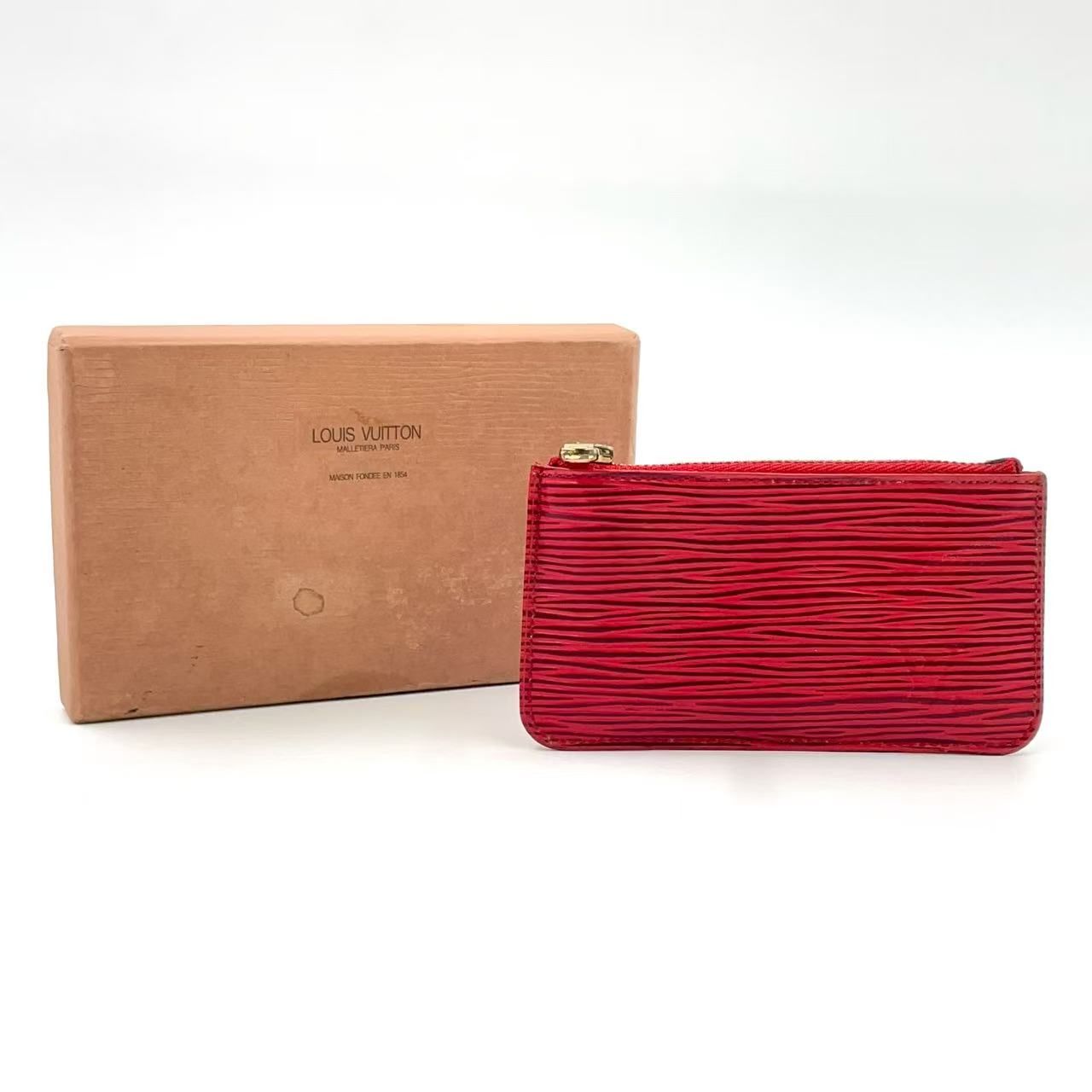LOUIS VUITTON ポシェット クレ エピ エピ シリアル番号不明