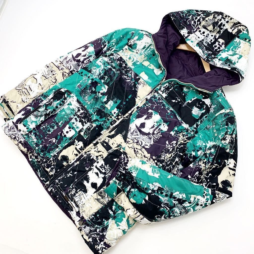 ボルコム VOLCOM スノボウェア スノーボード ジャケット シータジャケット Theta Jacket Mサイズ 雪山に映える迷彩 総柄♪ ♪ FD142