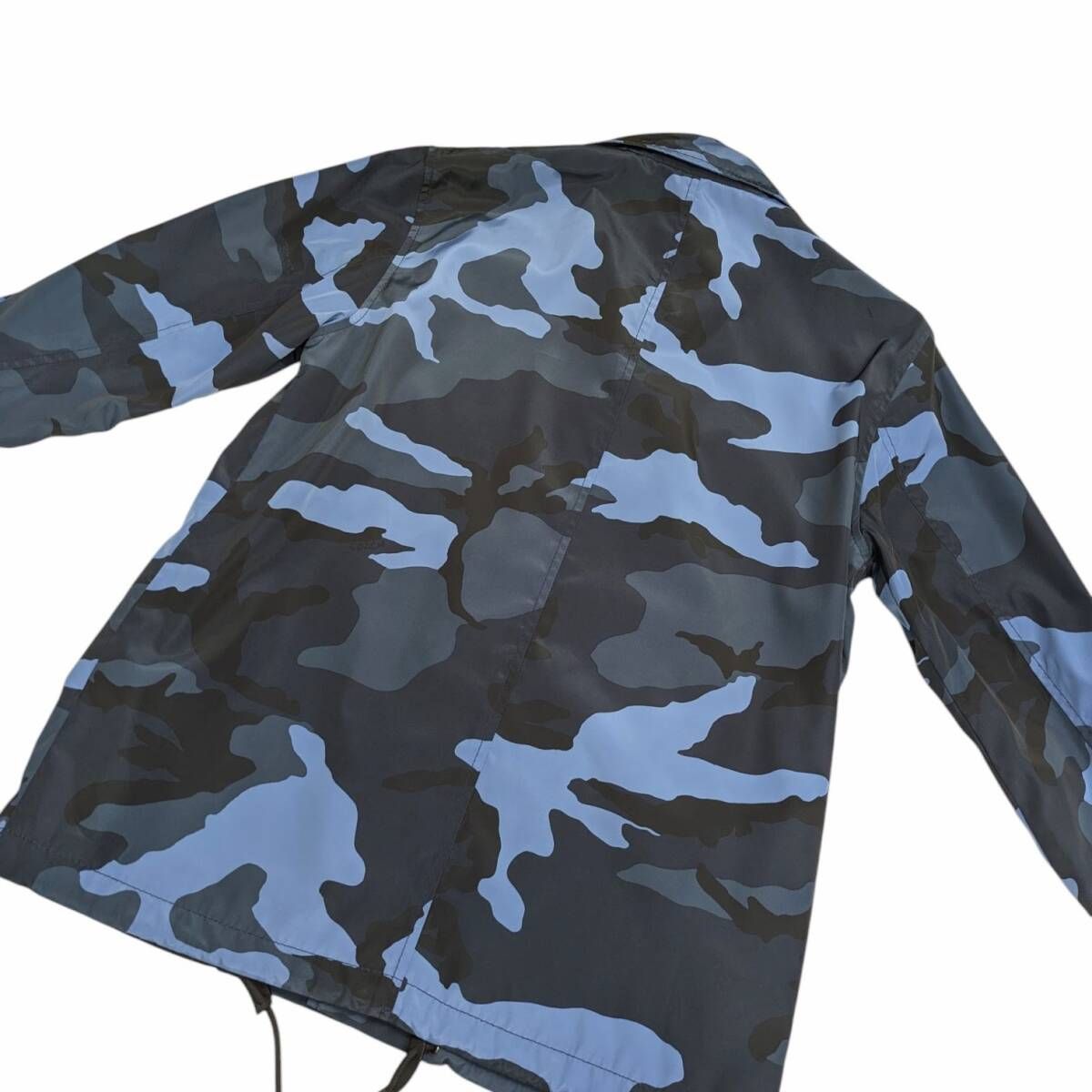 COACH コーチ F28843 コーチジャケット カモフラ 迷彩 ブルー ナイロン