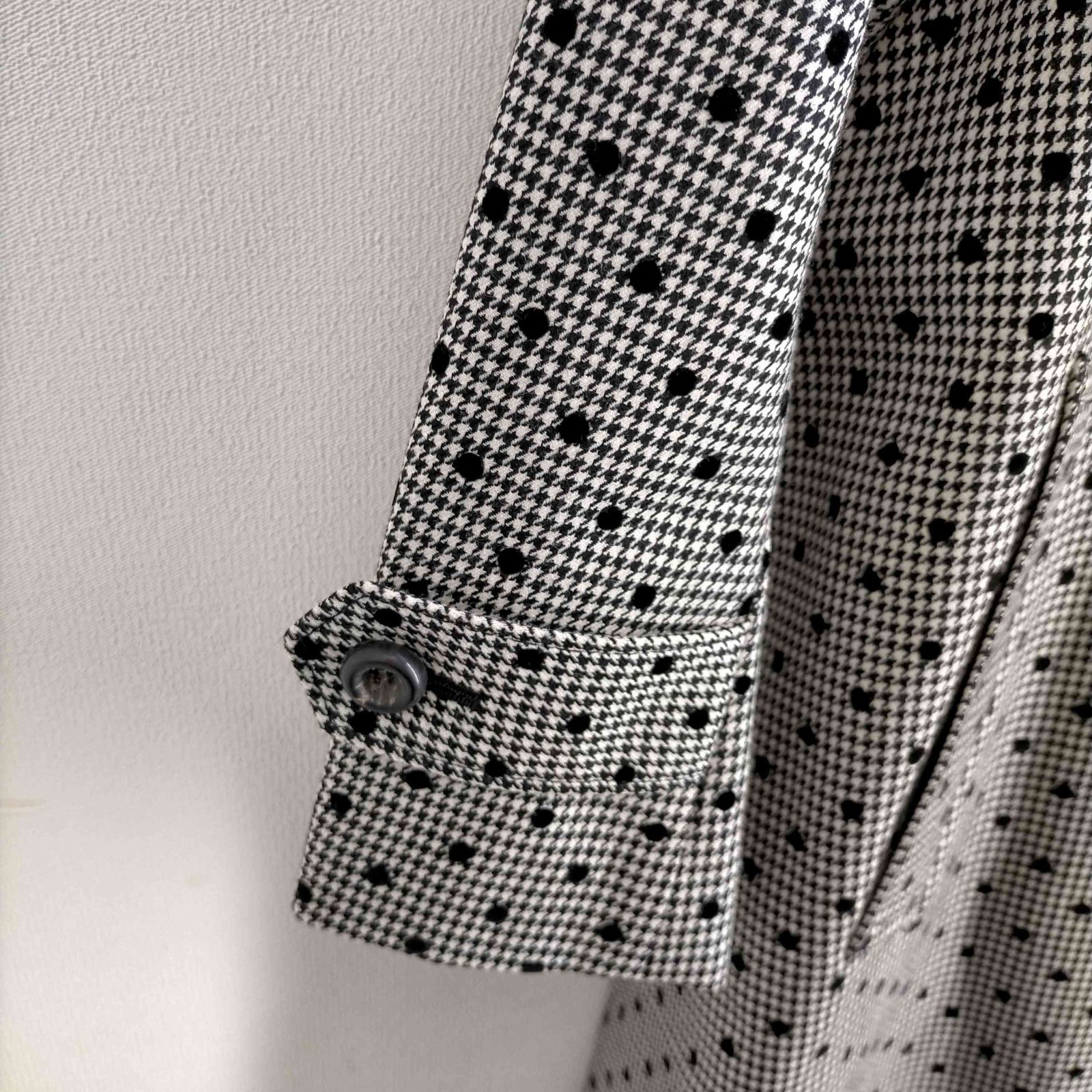 コムデギャルソン　千鳥格子柄　コート　フランス製 トリココムデギャルソン tricot COMME des GARCONS 12AW 千鳥格