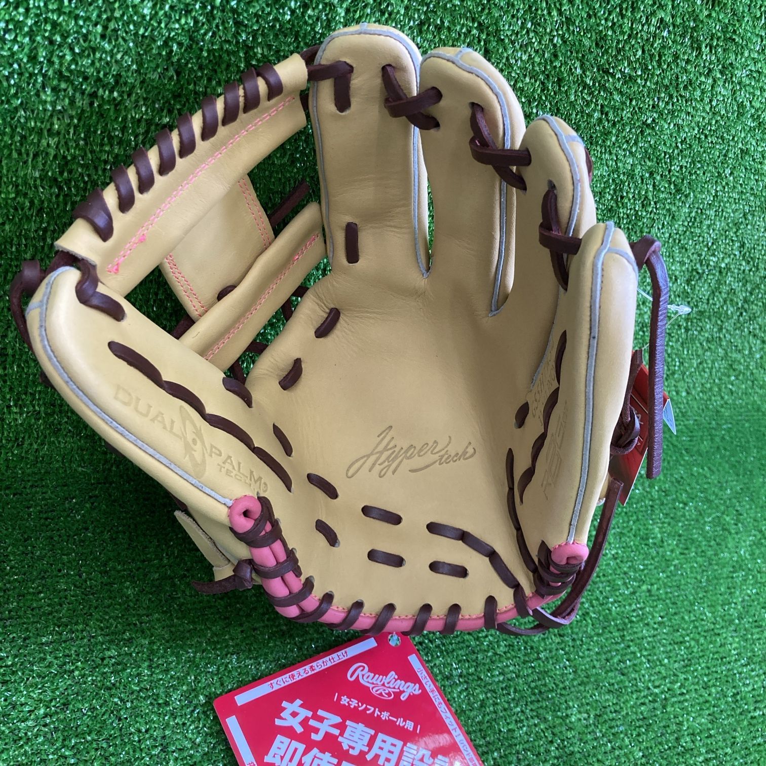 ローリングス 野球用 グラブ グローブ 軟式/ソフトボール兼用 キャメル ローリングス 女子ソフトボール用グラブ キャメル 内野手用 11.5