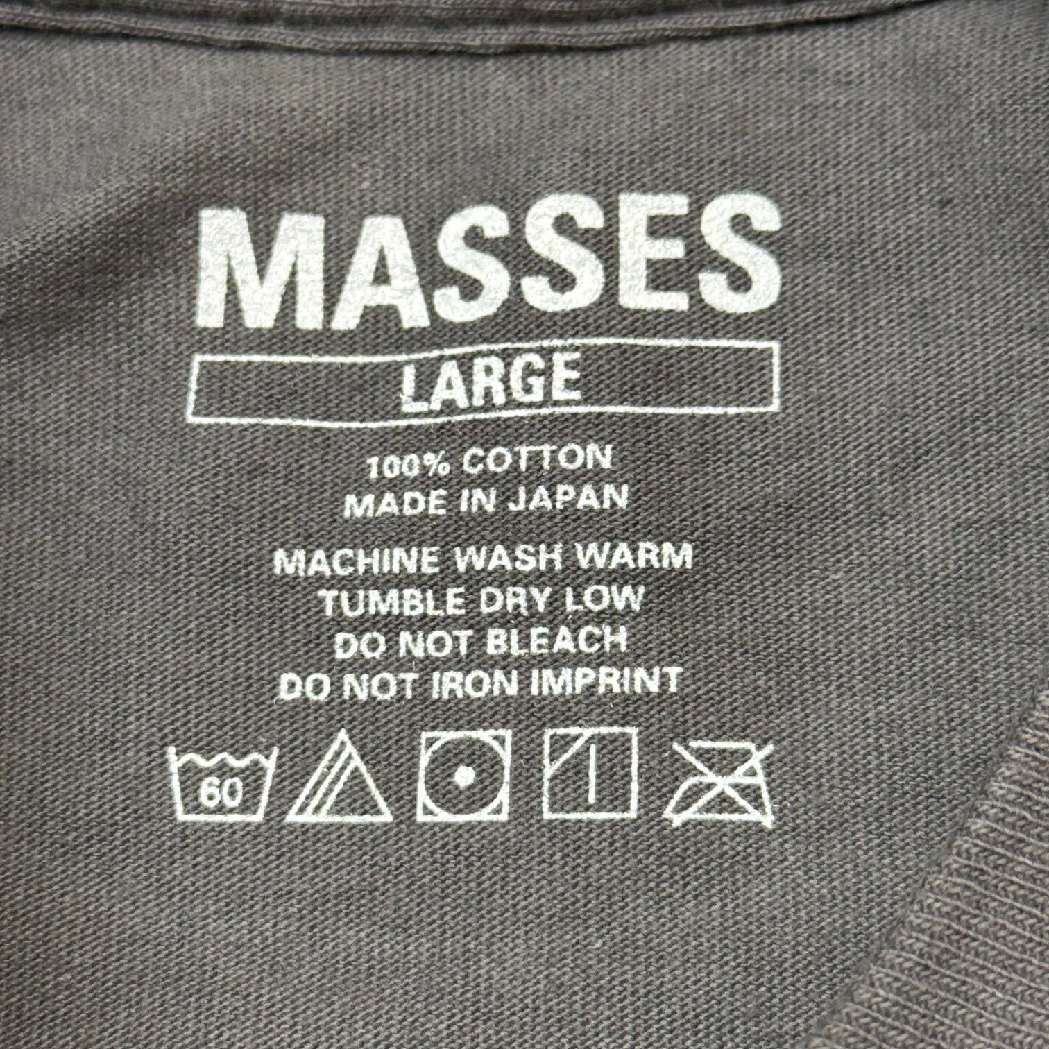 参考上代13200円 未使用品 MASSES 25SS T-SHIRTS L/S DRAGON ロング 