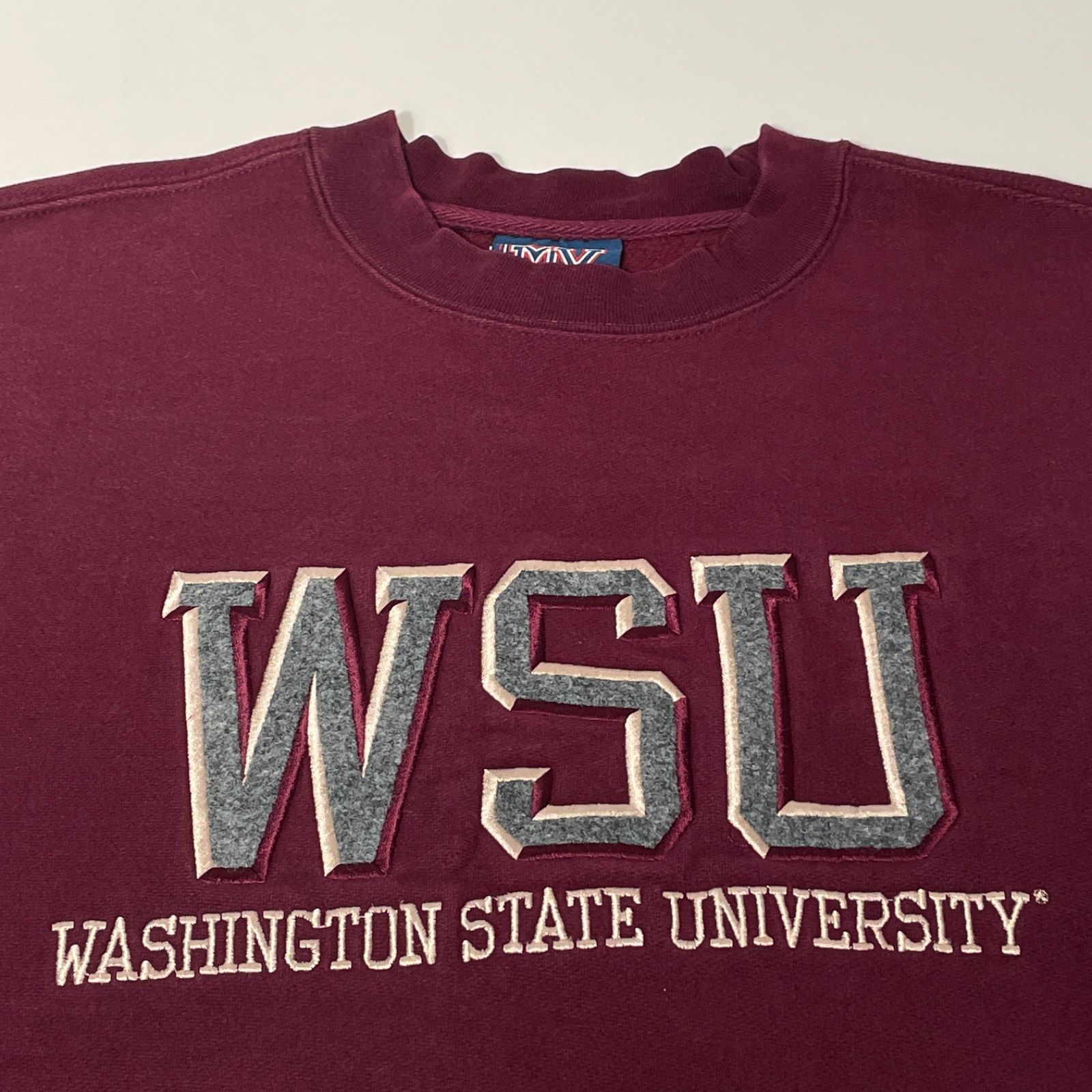90s~00s カレッジロゴ ワシントン州立大学 WSU 刺繍ロゴ