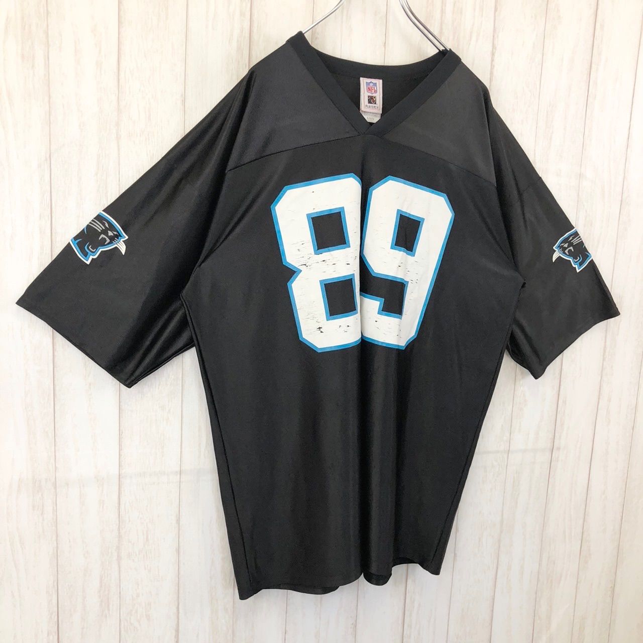 在庫処分 激安 NFL カロライナ パンサーズ PANTHERS アメフト チームロゴ ユニフォーム