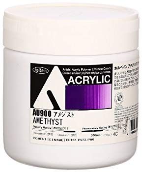 【】【非常に良い】ホルベイン アクリル絵具 アクリリックカラー アメジスト AU900 330ml khxv5rg