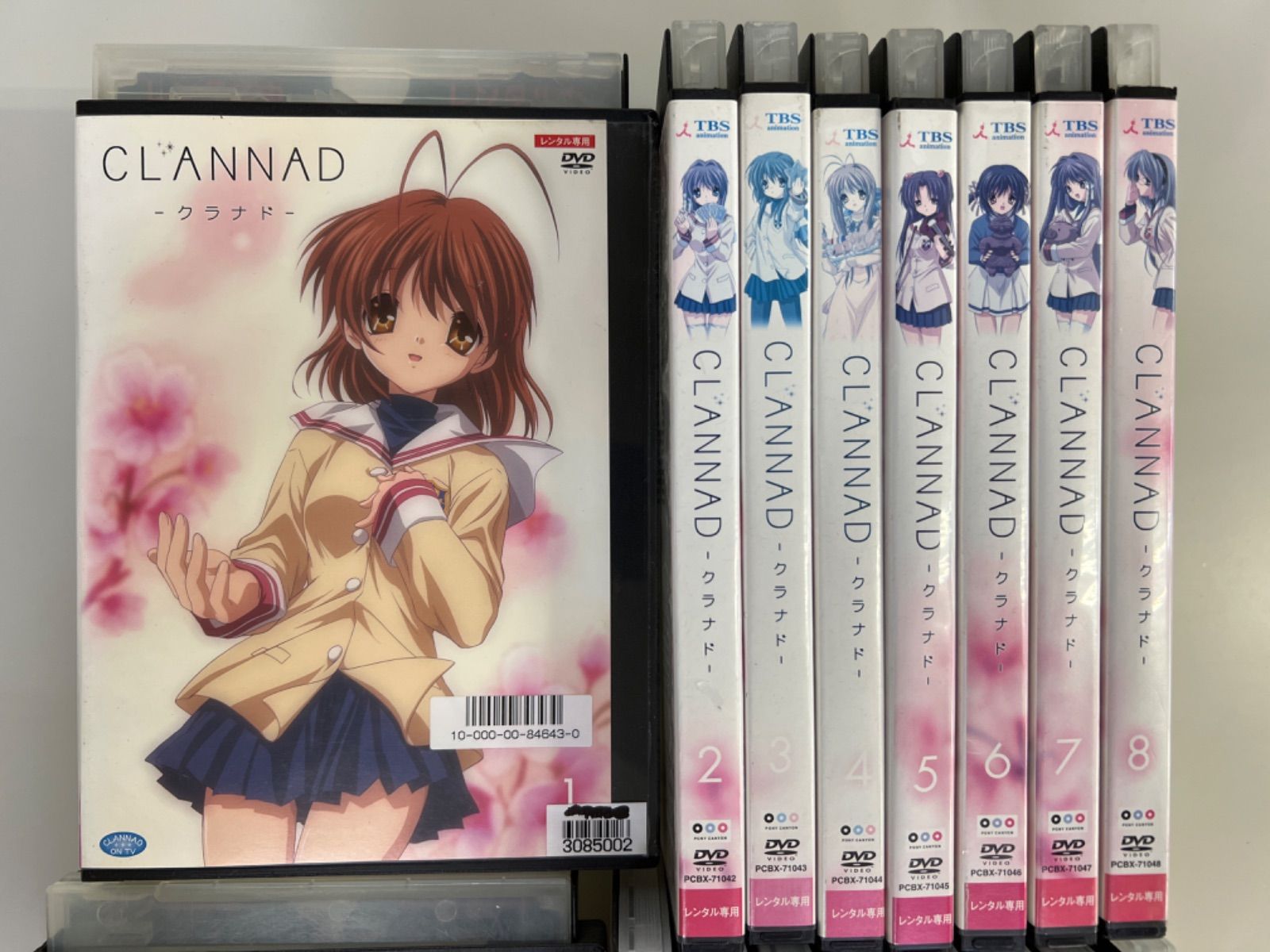 クラナド CLANNAD アフター 1期＆2期 一部初回限定 DVD全16巻-商品の画像