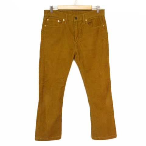 リーバイス Levi's 513 パンツ コーデュロイ ストレート 31 茶 キャメル