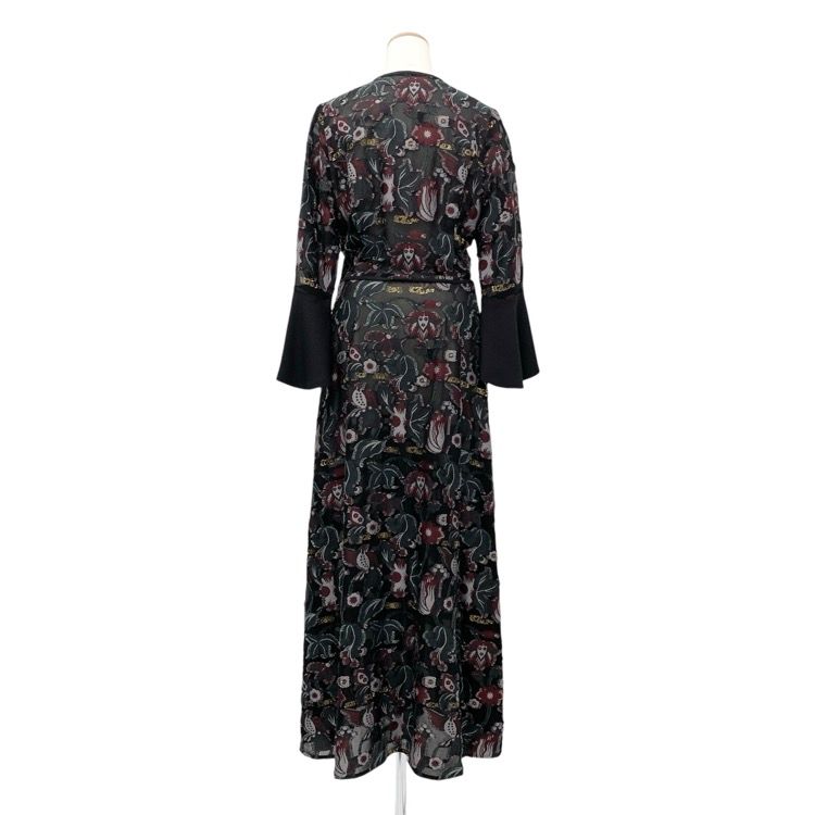 Mame Kurogouchi マメクロゴウチ Floral Cut Jacquard Dress