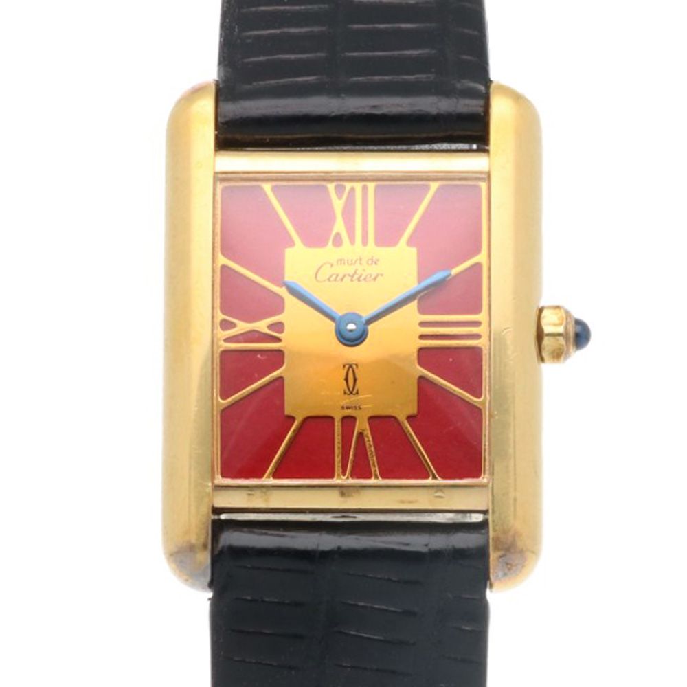 T089 カルティエ ヴェルメイユ マストタンクSM クォーツ ギャラ付き
