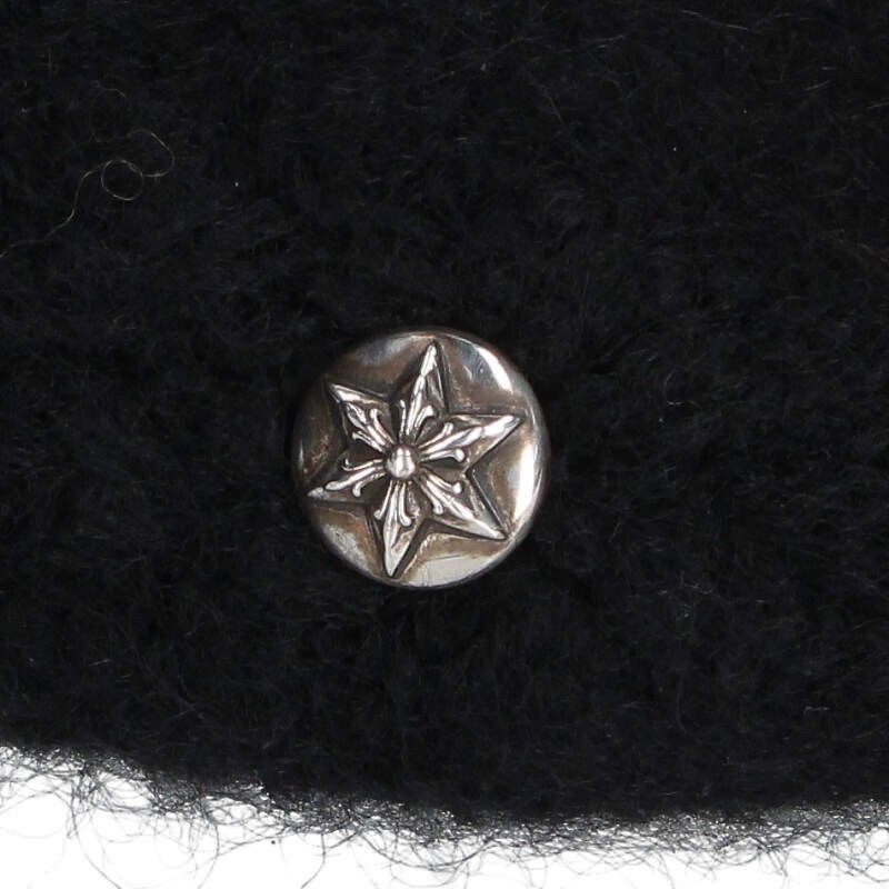 CHROME HEARTS クロムハーツ カシミヤ BSフレアボタン ニット CHROME