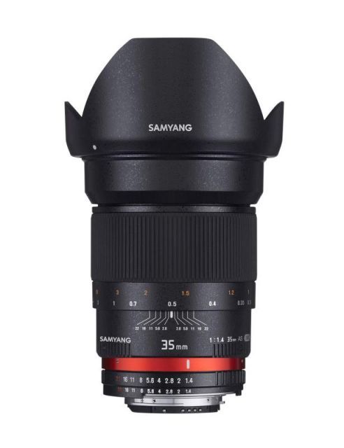 SAMYANG 単焦点レンズ 35mm F1.4 ニコン AE用 フルサイズ対応