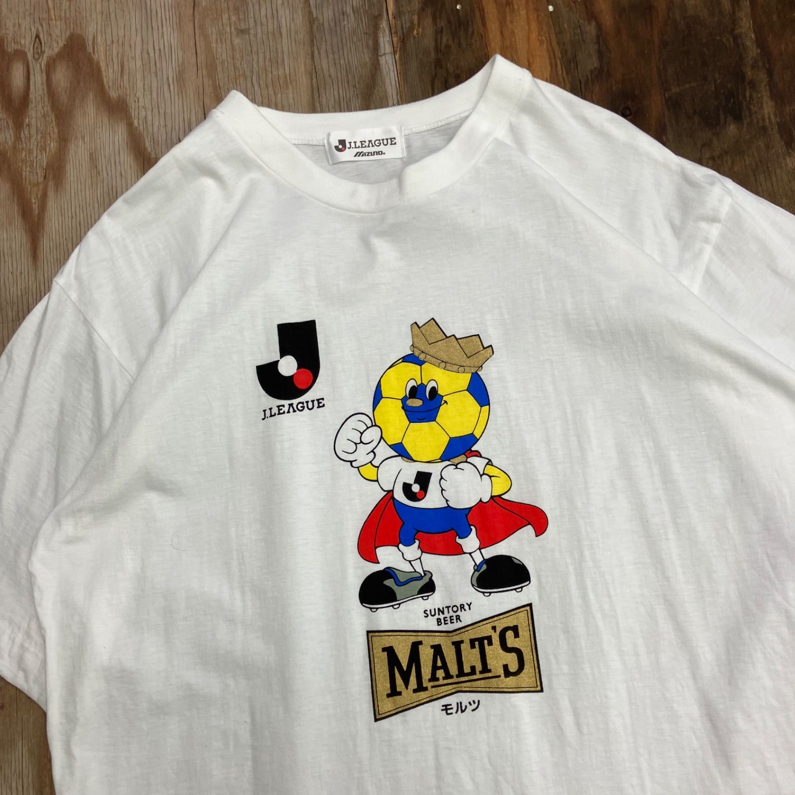 J.LEAGUE MIZUNO ミズノ Jリーグキング Tシャツ ホワイト