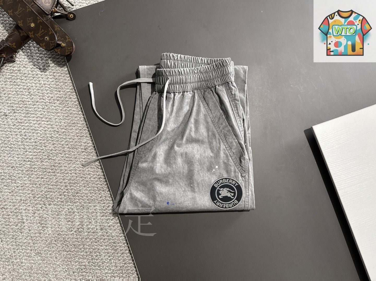 ゴム紐 カジュアルパンツ-2