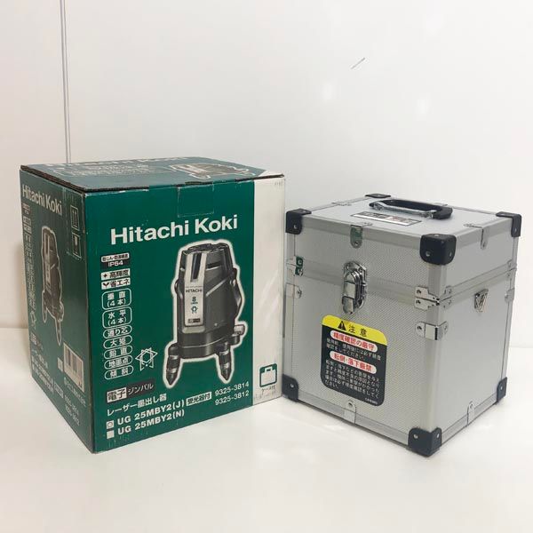 日立工機 【未使用】HITACHI/日立 レーザー墨出し器 受光器付 UG25MBY2(J) フルライン UG25MBY2(J) - メルカリ