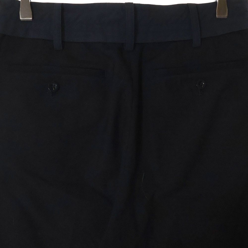 sacai サカイ ドローストリング テーラードパンツ　黒 SIZE 2 Sacai (サカイ) 22AW ドローストリング テーラードパンツ