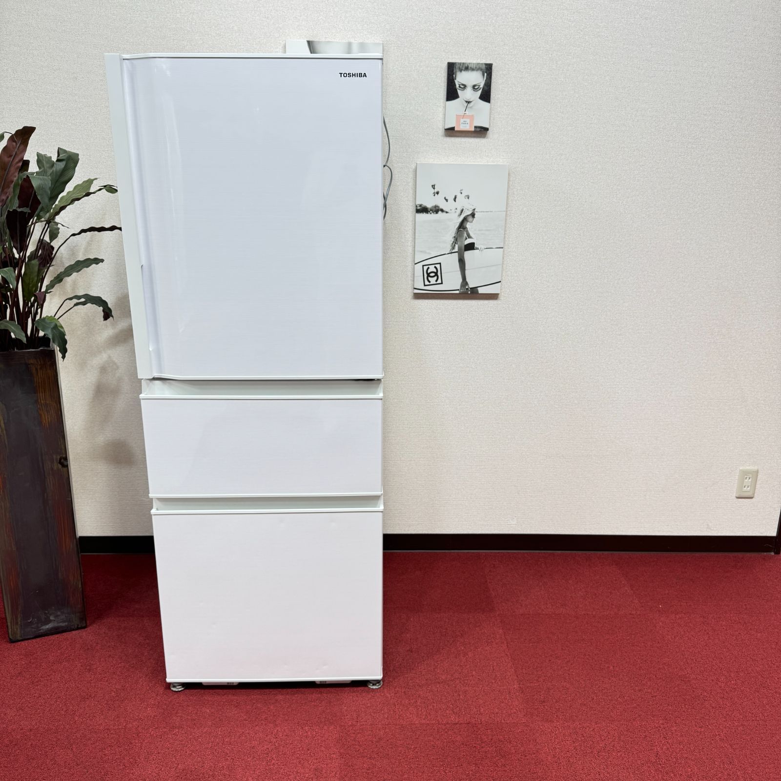 東京23区送料無料 超 東芝3ドア冷蔵庫 2025年製 326L GR-T33SC 自動製氷有