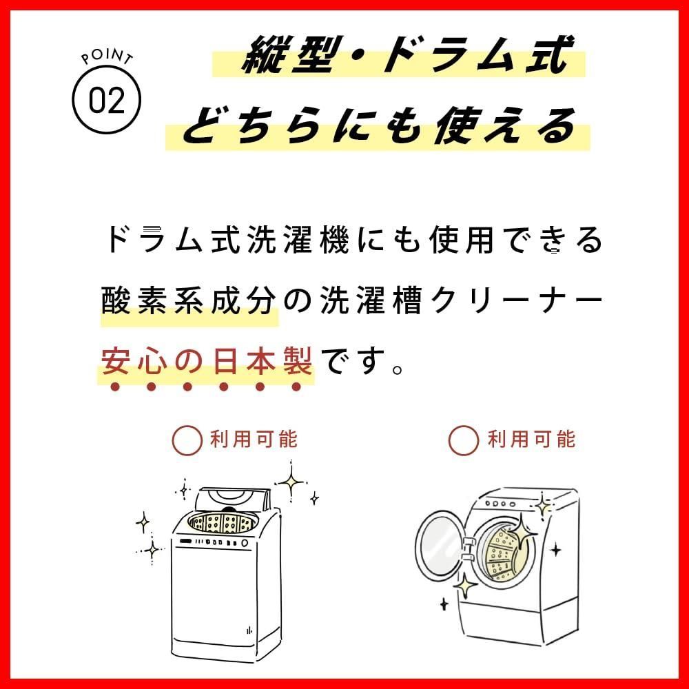 在庫セール】こだわりの洗濯槽クリーナー） CLEANER（全自動洗濯機/ドラム式/縦型洗濯機、二槽式洗濯機で使える、つけ置き洗濯洗剤リネンナ TUB  Rinenna#3 洗濯槽クリーナー - メルカリ