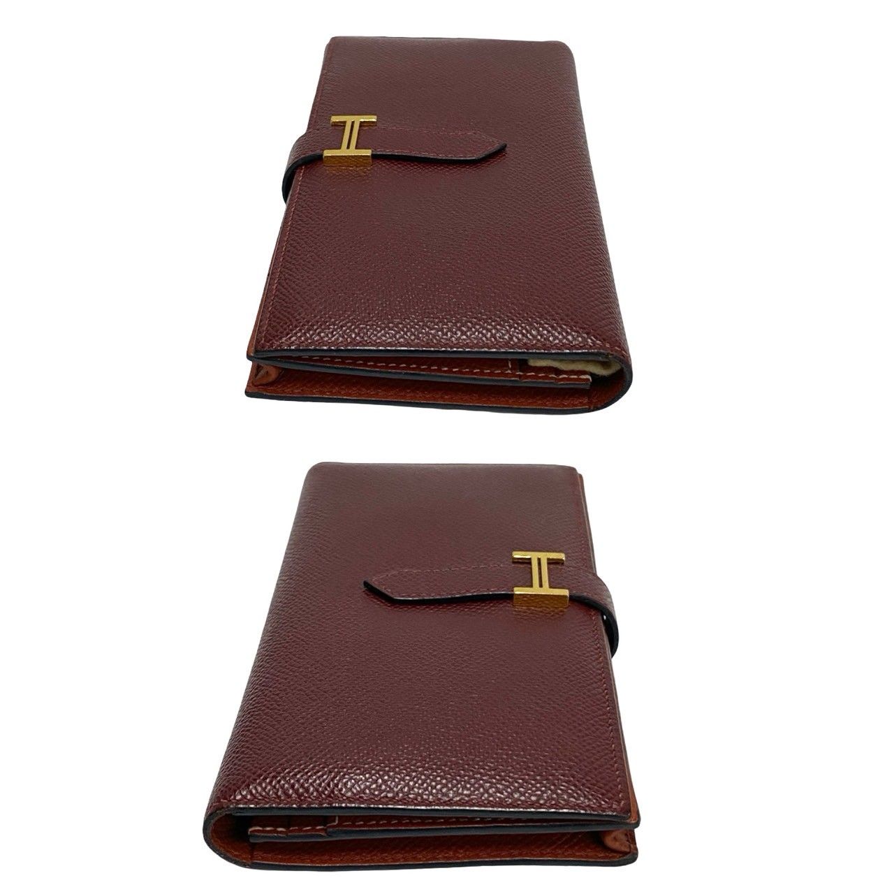 【美品】HERMES エルメス　ベアン　長財布　◻︎L刻印 極 美品 Z 刻印 HERMES エルメス ベアン スフレ ヴォーエプソン