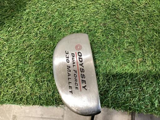 中古】 オデッセイ DUAL FORCE 330 MALLET パター PT スチール