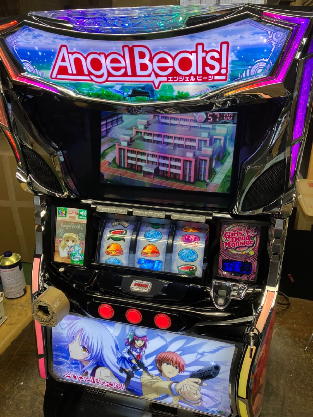 送料込み‼️ Angel Beats!実機　コイン不要機付き