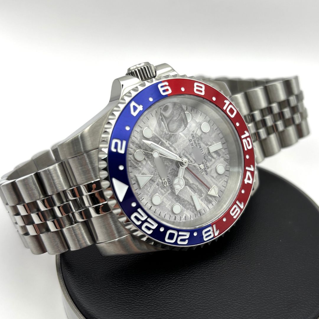 MODカスタム オマージュ GMT-MASTER II (輸入品。コメントでお問 ☆新品∮高品質☆GMTマスター2☆オマージュ☆MOD☆カスタム☆