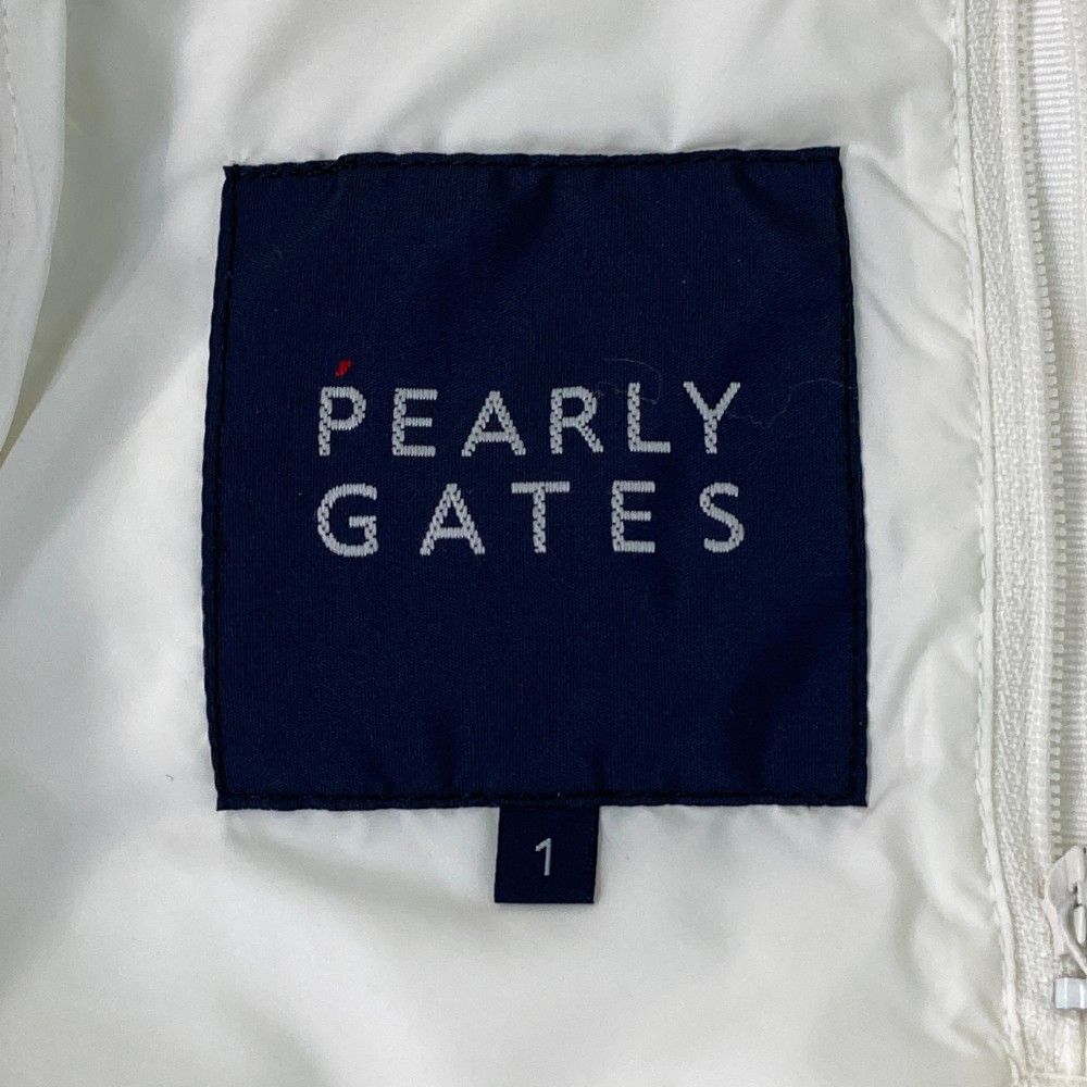 PEARLY GATES 2wayホワイトダウンジャケット PEARLY GATES パーリーゲイツ 2wayダウンジャケット ホワイト