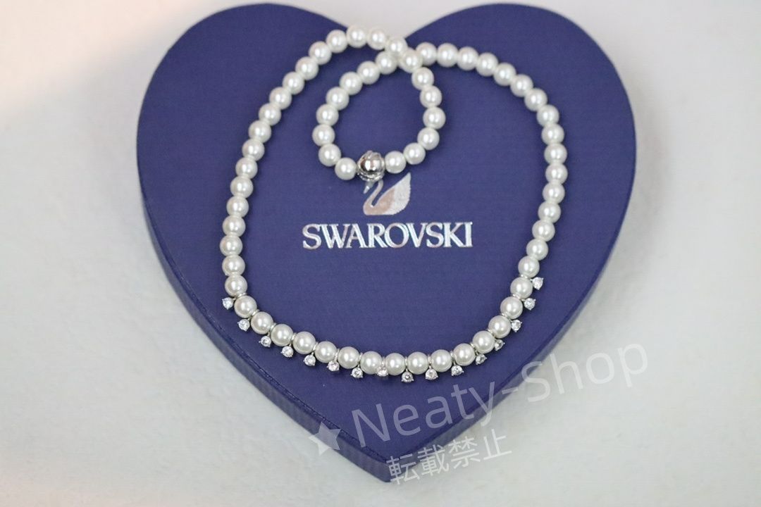 💗新品💗Swarovski  ファッショフリンジクリスタルパールネックレス