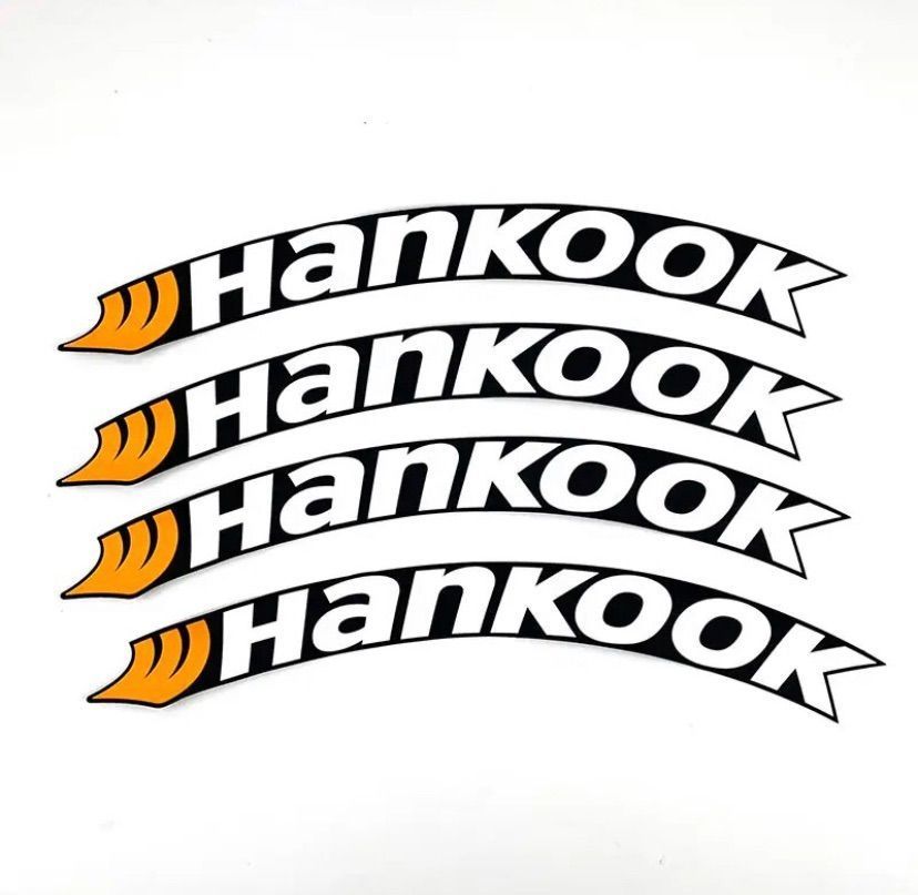 HANKOOK ハンコック 賑やかな タイヤレター ホワイトレター