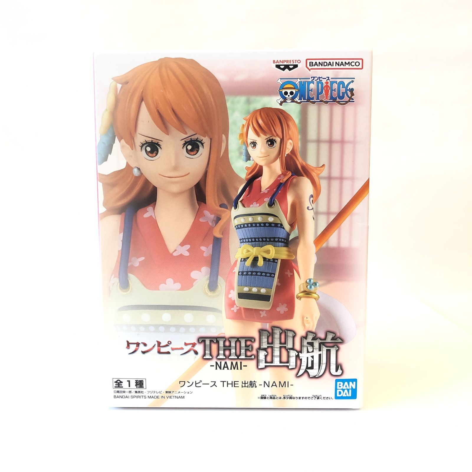 ワンピース ワンピースTHE出航 NAMI ナミ フィギュア 中古品 未