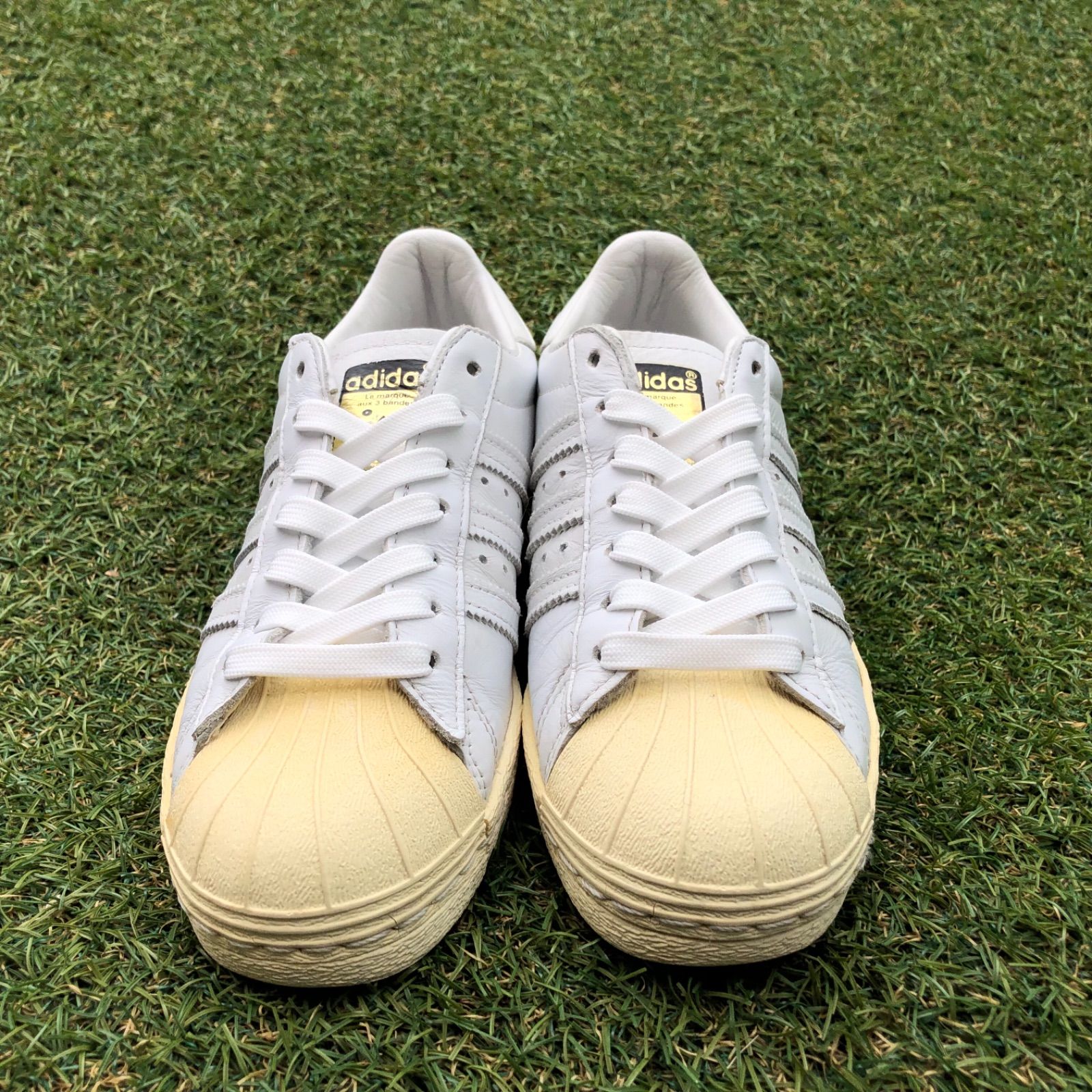 美品22.5 adidasスーパースター80s VIN DLXアディダスF925